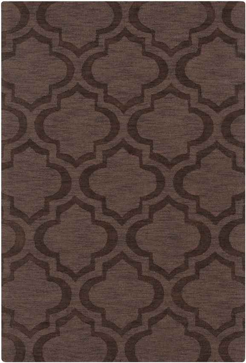 Bergerac Modern Dark Brown Area Rug
