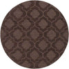 Bergerac Modern Dark Brown Area Rug
