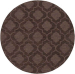 Bergerac Modern Dark Brown Area Rug