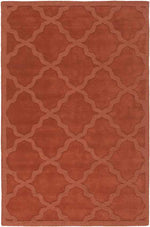 Ermont Modern Coral Red Area Rug