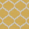 Zeddam Modern Bright Yellow Area Rug