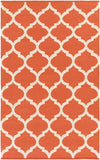 Zeddam Modern Orange Area Rug