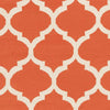 Zeddam Modern Orange Area Rug