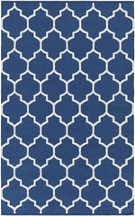 Zelhem Modern Blue Area Rug