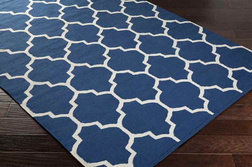 Zelhem Modern Blue Area Rug