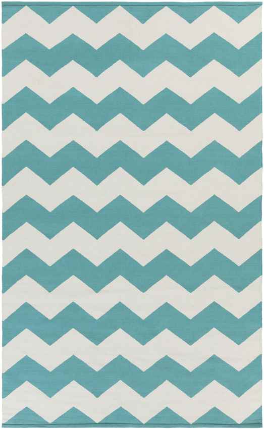 Zetten Modern Teal Area Rug