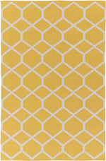 Baxley Modern Yellow/Ivory Area Rug