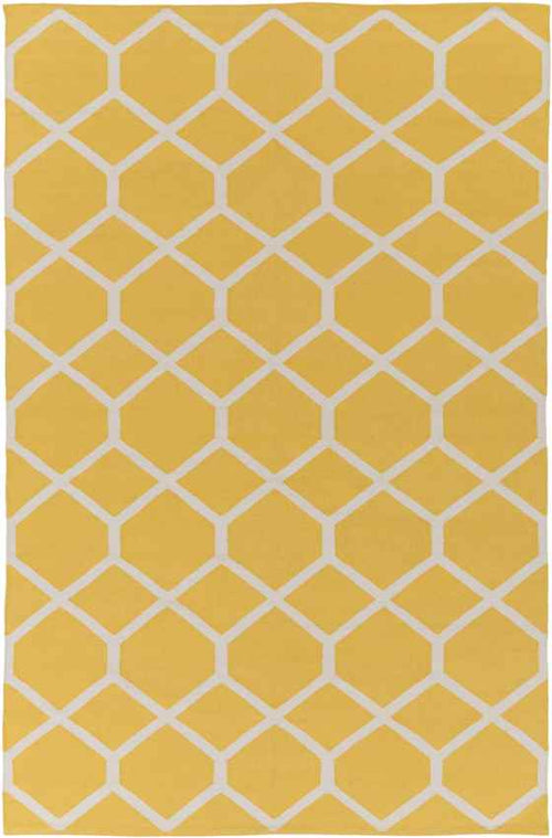 Baxley Modern Yellow/Ivory Area Rug