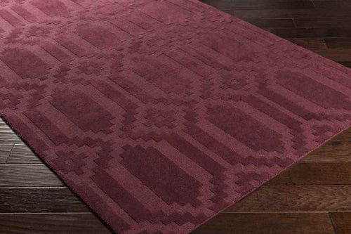 Audric Modern Burgundy Area Rug