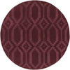 Audric Modern Burgundy Area Rug