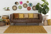 Belvedere Global Mustard Area Rug