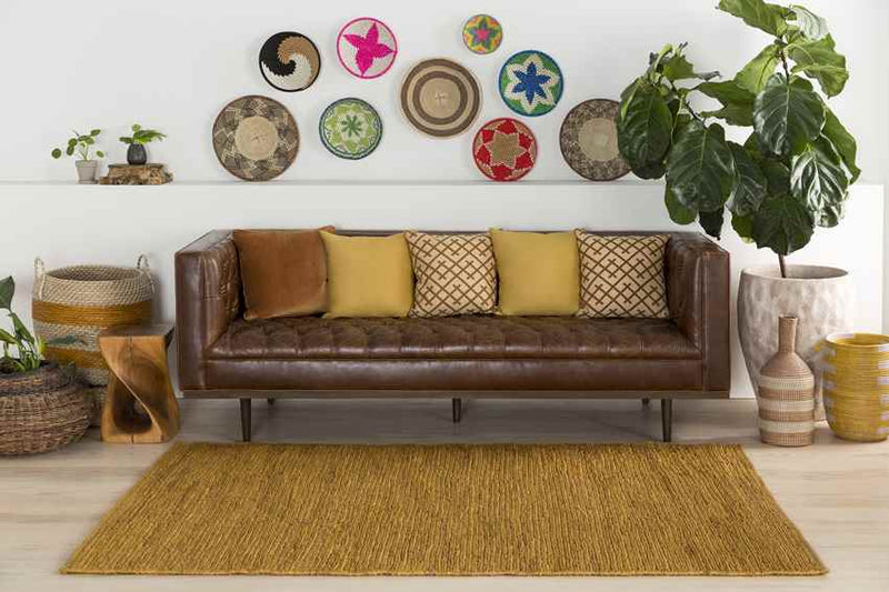 Belvedere Global Mustard Area Rug