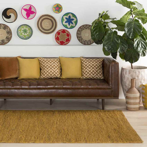 Belvedere Global Mustard Area Rug