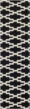 Ziek Modern Black Area Rug