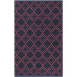 Berryville Global Black/Purple Area Rug