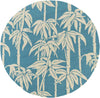 Birdsong Modern Blue Area Rug