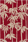 Birdsong Modern Cherry/Ivory Area Rug