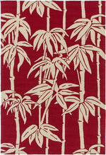 Birdsong Modern Cherry/Ivory Area Rug