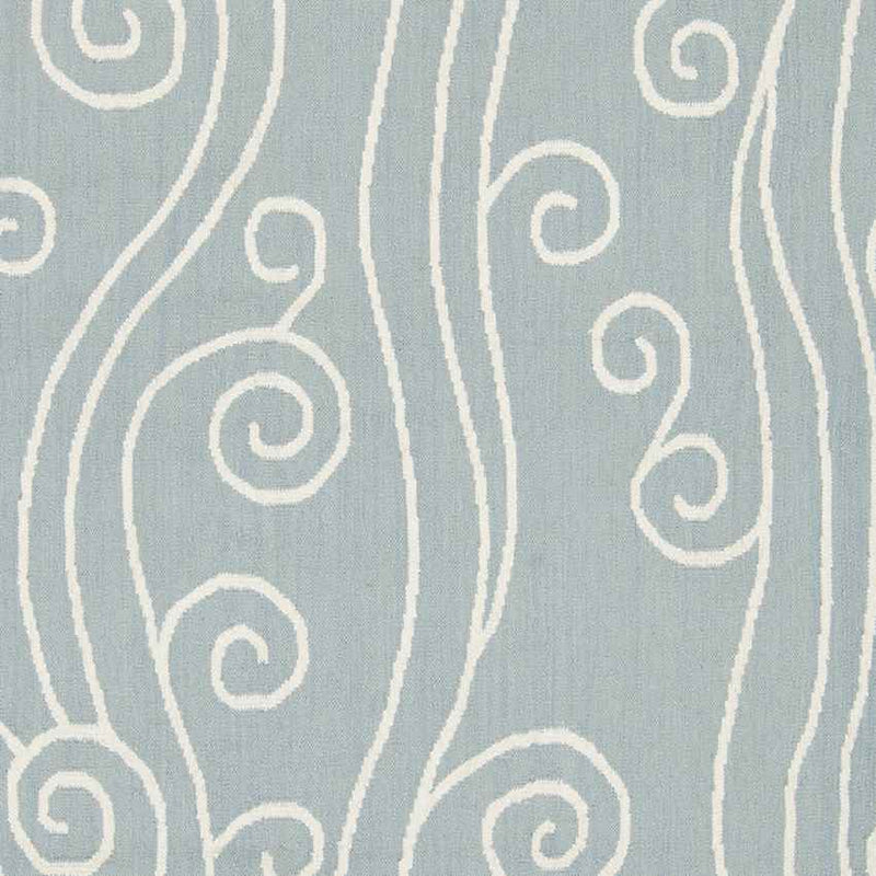 Bleckley Coastal Sky Blue & White Area Rug