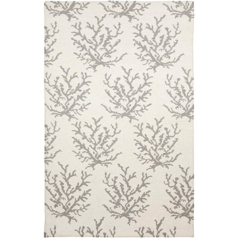 Hounslow Coastal Gray/White Area Rug