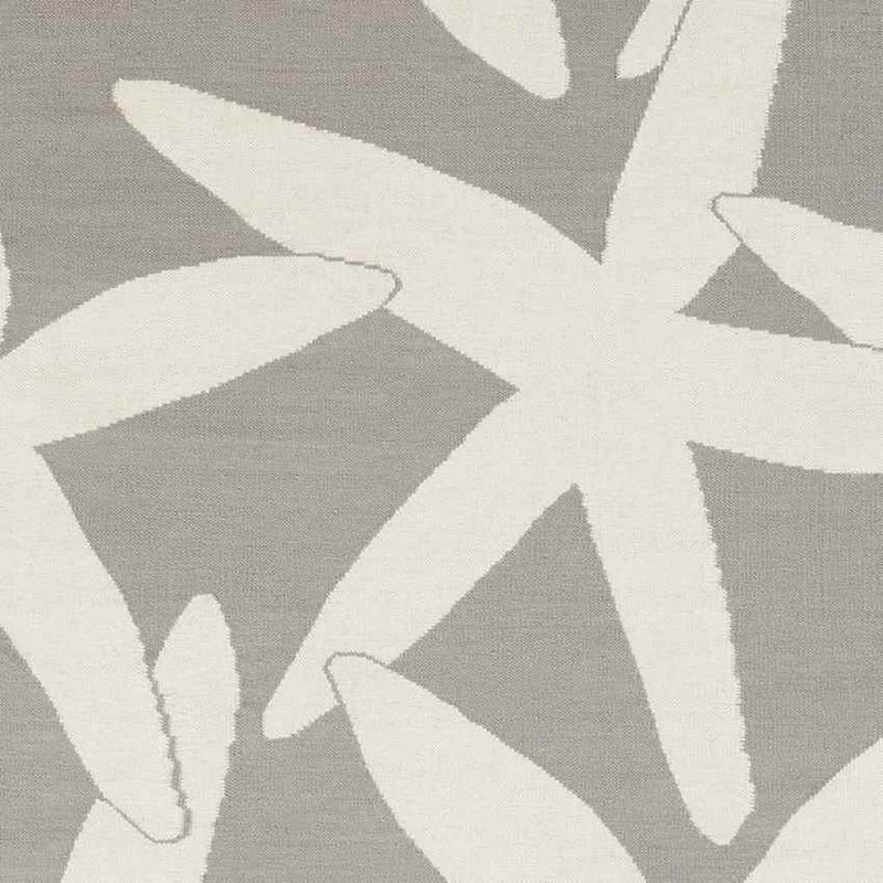 Blevins Coastal Light Gray & White Area Rug