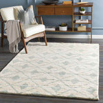 Mauve Global Seafoam Area Rug
