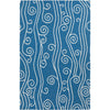 Bleckley Coastal Ink/White Area Rug