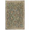 Bowdon Traditional Dark Green Area Rug