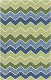 Branford Modern Green Area Rug