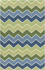 Branford Modern Green Area Rug