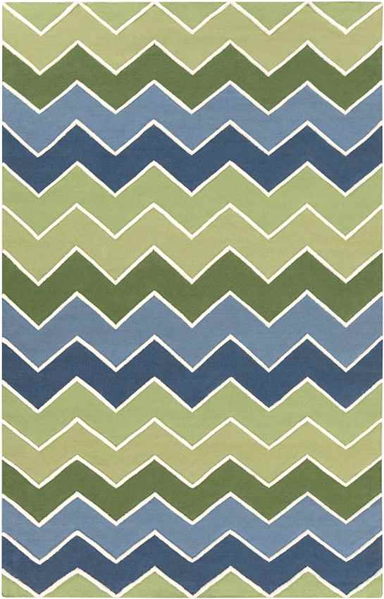 Branford Modern Green Area Rug