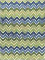 Branford Modern Green Area Rug