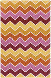 Branford Modern Orange/Pink/Yellow Area Rug