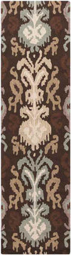 Brea Global Dark Brown/Wheat Area Rug
