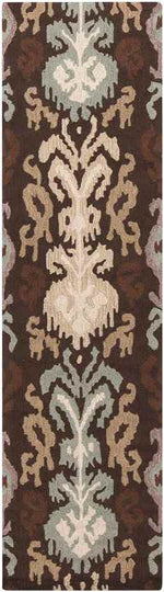 Brea Global Dark Brown/Wheat Area Rug