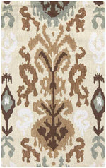 Brea Global Khaki/Tan Area Rug