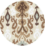 Brea Global Khaki/Tan Area Rug