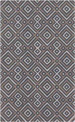 Brewton Modern Teal Aqua/Gray Area Rug