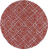 Brewton Modern Red Area Rug