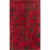 Brook Modern red Area Rug