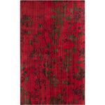 Brook Modern red Area Rug
