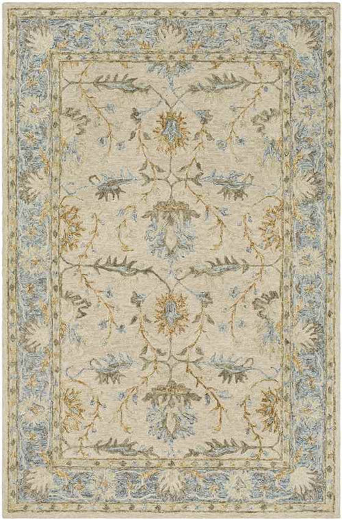 Odo Traditional Light Gray Area Rug