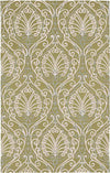 Callahan Traditional Ivory/White/Sky Blue Area Rug