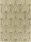 Callahan Traditional Ivory/White/Sky Blue Area Rug
