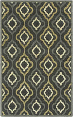 Camp Modern Midnight Green Area Rug