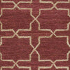 Carrollton Modern Burgundy/Tan Area Rug