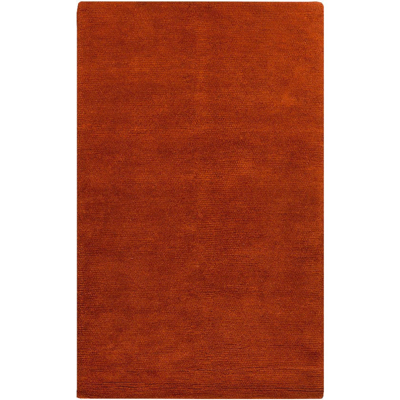 Cedartown Modern Rust Red Area Rug