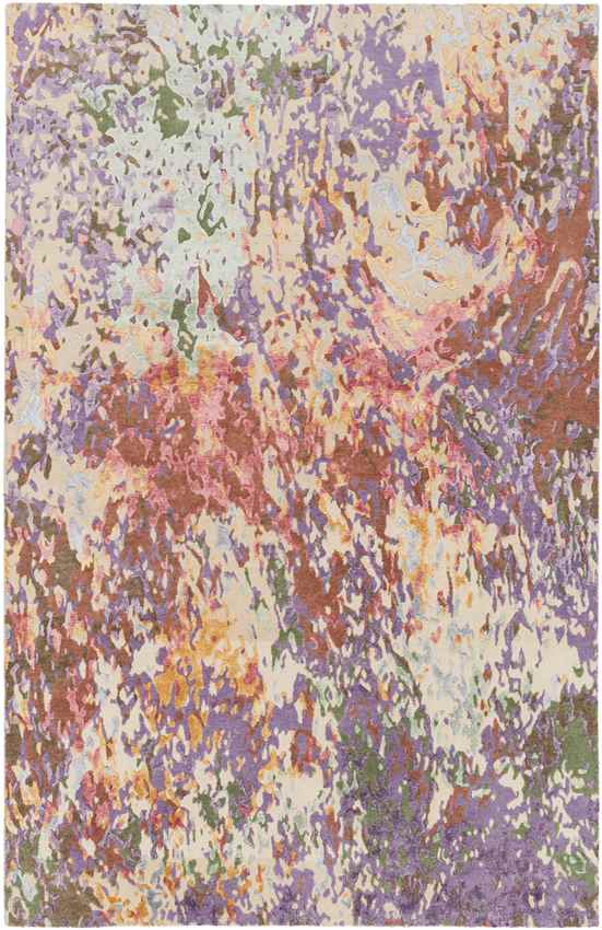 Charlton Modern Red/Green/Purple Area Rug