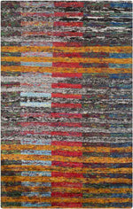 Chatsworth Global Red/Orange/Gray Area Rug