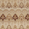 Sigourney Traditional Taupe/Dark Brown Area Rug